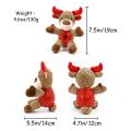Christmas Dog Phonation Toys Rubber Chewing Toys Leakage Food,a
