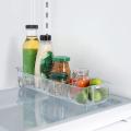 2-piece Transparent Refrigerator Storage Box