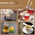 4 Pieces Stainless Steel Measuring Spoon for Coffee Tea Flour Sugar