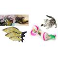 Chewing Simulation Stuffed Fish Catnip Pet Toy for Cats Kitten 20cm