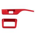 For Honda Civic 2022 Car Head Light Switch Button Cover Trim,red