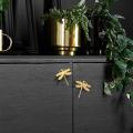 Dragonfly Brass Handles Door Knobs for Kitchen Cupboard Drawer 1pcs