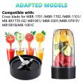 7pcs Cross Blades Compatible with Magic 250w Mb1001 Series Blenders