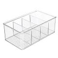 Plastic Food Storage Organizer Bins for Snacks Packets Pouches