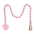 Valentine's Day Wooden Bead Garlands with Tassel for Home Decor, A