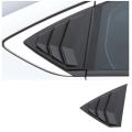 2pcs for Buick Regal 2017-2021 Rear Window Louver Cover, Matte Black