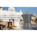 300ml Portable Espresso Coffee Pot Kettle Household Aluminum Pot