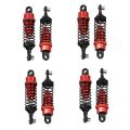 2pcs Aluminum Shock Absorber Upgrade Parts for 1:18 Wltoys A959 Red