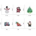 18pcs Xmas Tree Santa Cute Appliques for Diy Crafts Clothes Decor