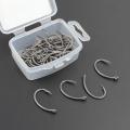 Stainless Steel Barbed Hooks Carp Fishing Hooks Pack with 8011 8