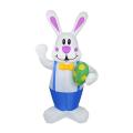 190cm Inflatable Easter Bunny Cute Rabbit Led Lamp Inflatable-eu Plug