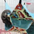 Honey Bag Flying Squirrel Three-layer Warm Hammock Leopard Print