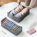 2 Pcs Storage Box Socks Bra Underpants Foldable Divider Drawer Tools