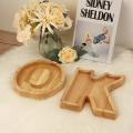 Wooden Personalized Piggy Bank Toy Alphabet for Kids (alphabet-r)