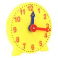 4 Inch Student Learning Clock Time Model Gear Clock 12/24 Hour