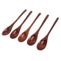10 Pcs Wooden Spoons Forks Set Wooden Utensil Set for Cooking Eating