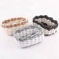 Handmade Cotton Rope Storage Basket Soft-covered Storage Basket(a)
