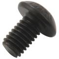 M5x8mm Button Head Hex Socket Cap Screw Bolt Black 50 Pcs