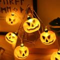 Pumpkin String Lights for Home Outdoor Party Halloween Decoration