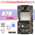 X79 Btc Mining Motherboard H61+e5 2630 Cpu+recc 4g Ddr3 Ram