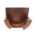 Coffee Press Holder Unique Bottomless Solid Wood Bracket,51/53/54mm