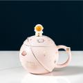 1 Set Coffee Mug Decorative Astronaut Planet Water Cup Drinking Mug D