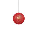 Red Bamboo, Rattan Chandelier Spherical Rattan Nest Lampshade