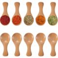 Small Wooden Spoons for Kitchen Cooking Seasoning Coffee Sugar 20pcs