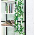 2pcs Artificial Hanging Plants Fake Ivy Garland Vine for Wall