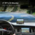Car License Backup Camera Rear View Parking System 5 Inch Car Monitor