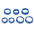 Air Conditioner Headlight Switch Knob for Ford F-150 21-22 Blue 7pcs