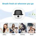 Wearable Air Purifier to Remove Pm2.5 for Adults and Children(black)