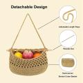 Boho Hanging Fruit Woven Baskets Organization to Store All Items -1