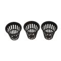 10 Pieces Of Plant Tray Plasticnursery Basket Garden Balcony (black)