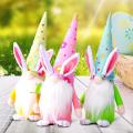 Easter Faceless Gnome Rabbit Doll for Spring Party Decor for Home-b
