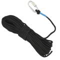 Fishing Magnet Rope 20 Meters, Heavy Rope with Safe Lock, Black