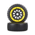 Off-road Car Front Or Rear Tyres for 1/5 Hpi Rofun Baha 5s/slt-yellow