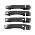 For Kia Mohave 2020 2021 2022 Abs Carbon Fiber Door Handle Cover