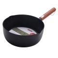 20cm Soup Stock Pots Maifan Stone Cookware Wooden Handle Milk Pot
