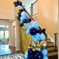 Diy Balloons Garland with Navy Blue Balloon Arch Garland Kit
