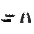 Rear Bumper Spoiler Air Vent Side Canards for Mercedes-benz