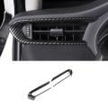 Car Dashboard Side Air Outlet Vent Cover Trim Frame,carbon Fiber