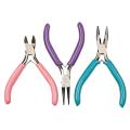 3pcs Diy Craft and Jewelry Tool Chain Nose Cutter Round Nose Plier