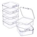 10 Pcs Plastic Clear Storage Box for Collecting Small Items, Beads