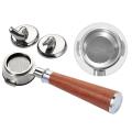 Coffee Machine Handle Stainless Steel 58mm E61 Universal , A Red