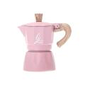 Coffee Maker Aluminum Mocha Espresso Percolator Pot(pink)