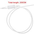 2 Meter Syphon Tube Hand Fuel Pump Gasoline Siphon Hose Gas Oil Water