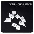 8pcs Buttons Cover Stickers for Mercedes Benz C Class 2017-2010