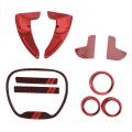 For Dodge Challenger Charger Wheel Paddle+emblem Kit+switch Button