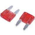 60pcs 10a 10a Auto Mini Blade Fuses Red for Car